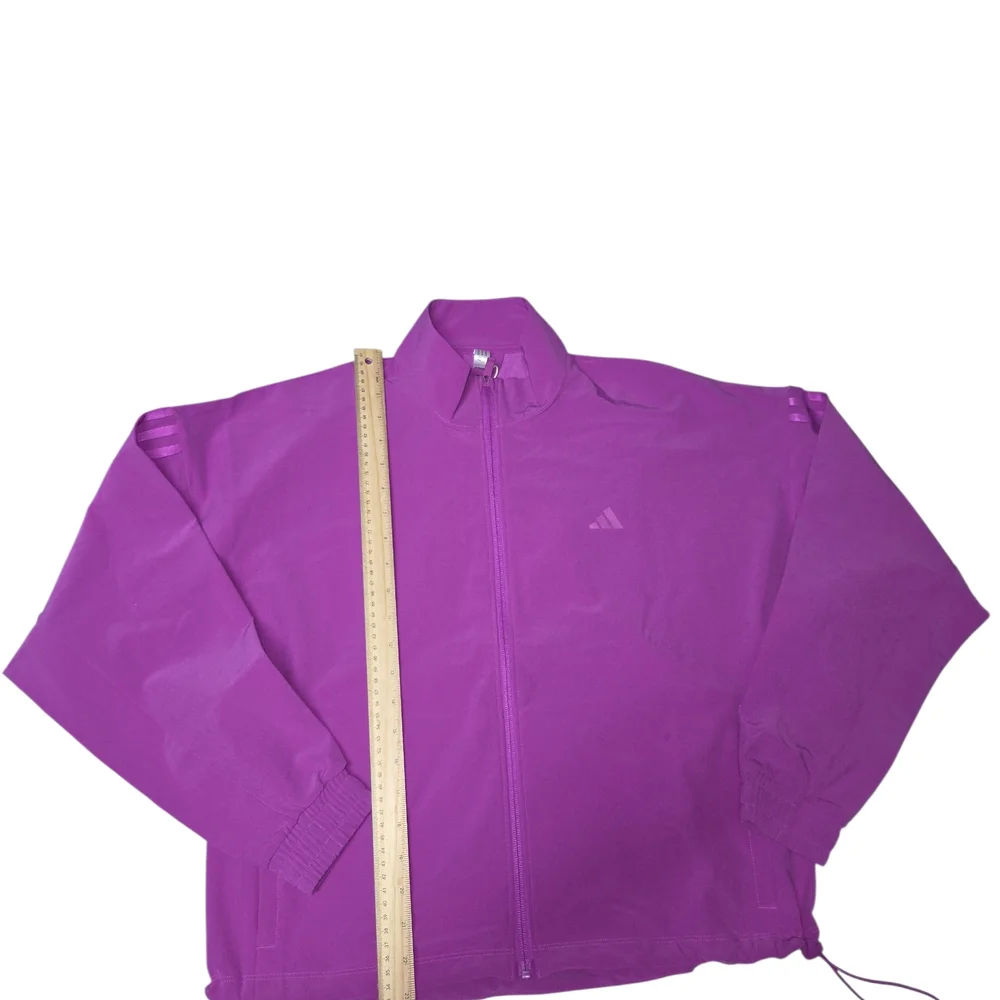 Adidas Women Purple Track Jacket Full Zip‎ Size M NWT